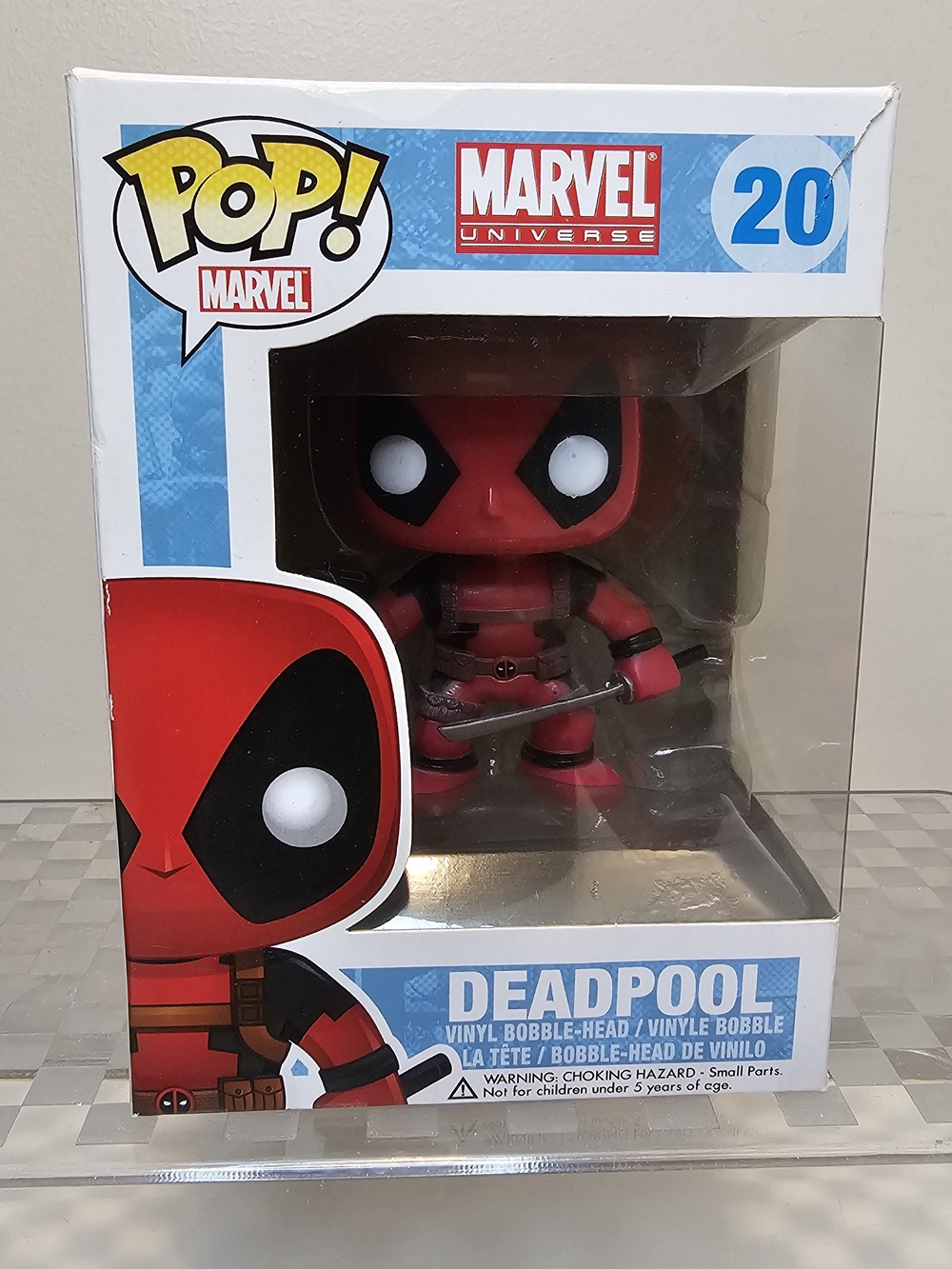 Funko Pop! Marvel Deadpool #20 - Red and Black Vinyl Bobblehead